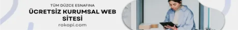 Rokopi Ücretsiz Web Sitesi Kampanyası - Düzce Esnafına Destek